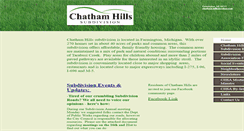 Desktop Screenshot of chatham-hills.com