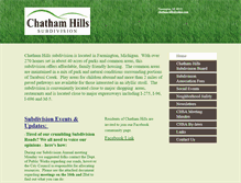 Tablet Screenshot of chatham-hills.com